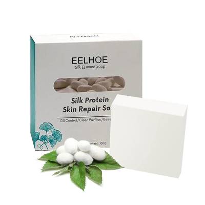 Silk Protein Natural Goat Milk Soap with Oil Control